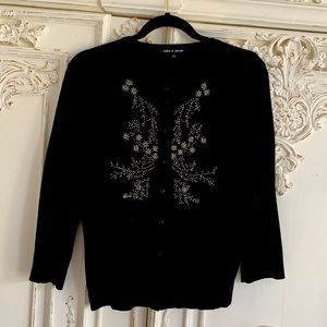 Cable & Gauge beaded sweater